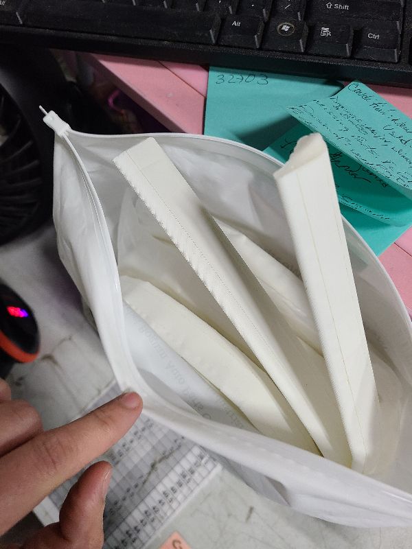 Photo 1 of 3Pcs×196" Wedge-Shape Foam Window Weather Stripping Door Seal Strip,Soundproofing Frame Insulation Tape for Exterior Front Door,Noise Cancelling Window Inserts,Door Gap Filler Light Blocker,White
