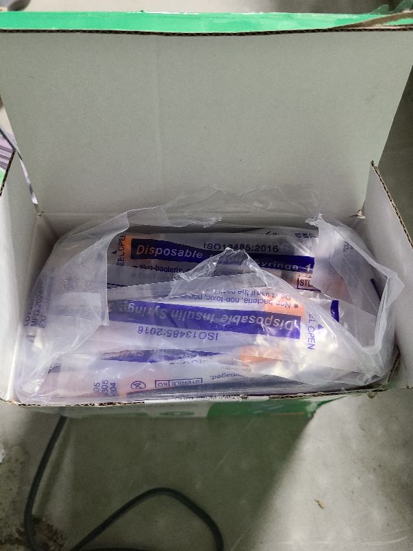 Photo 1 of 1ml with 30G 1/2" (12.7mm) Box of 100