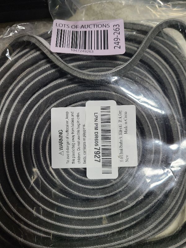 Photo 1 of 39.4FT Brush Weather Stripping, Neat Pile Self Adhesive Seal Strip for Windows and Door, Weatherstrip for Soundproofing, Windproof, Dustproof, Stronger Stickiness, 0.35'' Wide x 0.2'' Thick, Grey
