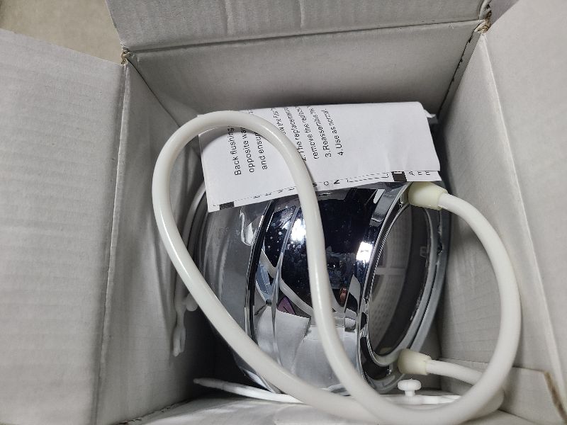 Photo 1 of Yodel Bath Filter for Tub, Bathtub Hard Water Softner to Remove Chlorine and Fluoride, Improves Skin, Hair and Nails Condition,Chrome
