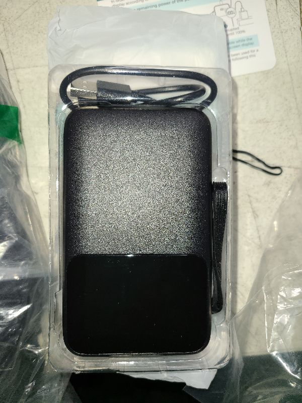 Photo 1 of Portable Charger with Built in Cable, 15000mAh Power Bank, 22.5W Fast Charging, 6 Outputs, Slim Travel Essential Battery Pack with LED Display, Compatible with iPhone 16/15/14/13, Samsung, iPad, etc