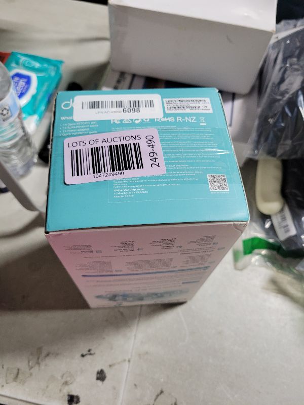 Photo 1 of TP-Link Deco AXE4900 Tri-Band WiFi 6E Mesh WiFi Router (Deco XE70 Pro) - 1 x 2.5bps WAN/LAN Port, 2 x 1 Gbps LAN Ports, 4.9 Gbps Wi-Fi 2,900 Sq. Ft Coverage, Connect up to 200 Devices 2024 Release