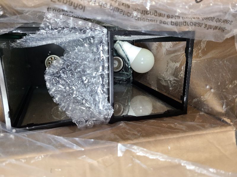 Photo 1 of 2-Pack Motion Sensor Outdoor Wall Lanterns, Upgrade Dusk to Dawn Sconce, Waterproof Porch Light Fixtures Wall Mount with Seeded Glass for Entryway Doorway Garage, E26 Socket, PIR Motion Activated