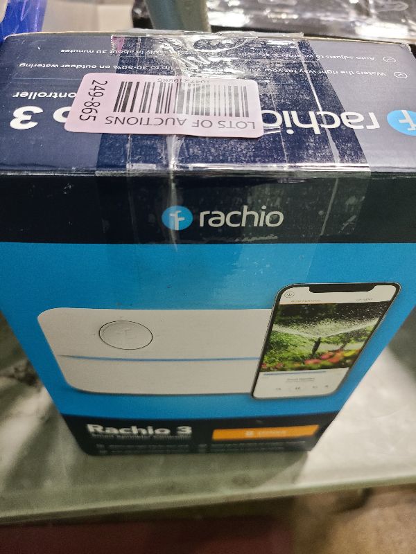 Photo 1 of Rachio 3: 8 Zone Smart Sprinkler Controller (Simple Automated Scheduling + Local Weather Intelligence. Save Water w/ Rain, Freeze & Wind Skip), App Enabled, Works w/ Alexa, Fast & Easy Install