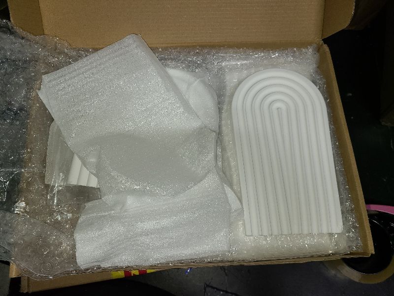 Photo 1 of 7PCS Original Design Product Photography Background Prop, Waterproof Hard Aromatherapy Gypsum Cube Props for Photoshoot Irregular Gypsum