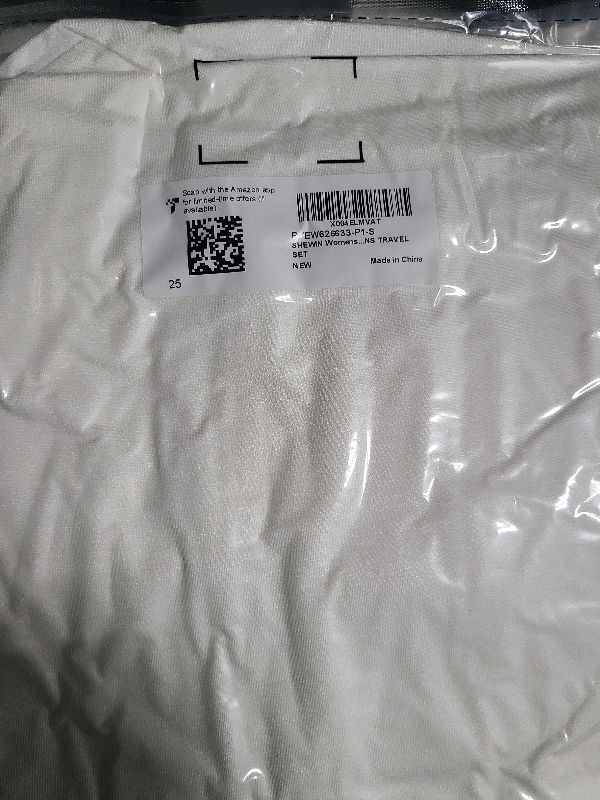 Photo 1 of SHEWIN 2 Two Piece Sets for Women Summer Casual Creneck Oversized Tshirts Drawstring Shorts Cute Pajama Sets Loungewear Spring Outfits for Women 2025, White,S