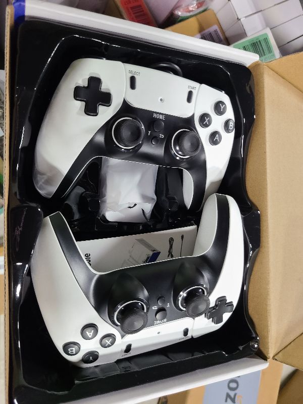 Photo 1 of 2025 Upgrade Retro Game Console Stick Pro, Classic Video Games with 4K HDMI, Built-in 23 Emulators, 20000+ Games - Plug & Play TV Video Gaming Stick with Upgrade Dual 2.4G Wireless Controllers(64GB)