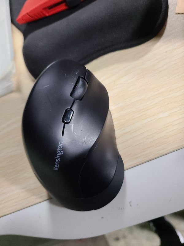 Photo 1 of Kensington Ergonomic Vertical Wireless Mouse (K75575WW), Grey/Black