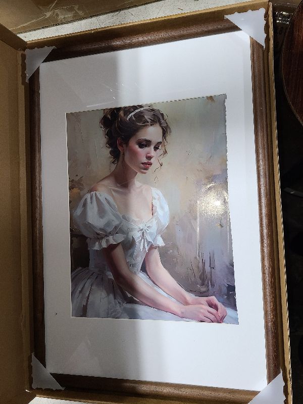 Photo 1 of 12x18 Picture Frame Natural Walnut Wood From CA-USA with Real Tempered Glass, Handcrafted 12 x 18 Diploma Frame Matted to 9x12 Photo,Certificate,Degree,Graduation Picture Display Wall Decoration