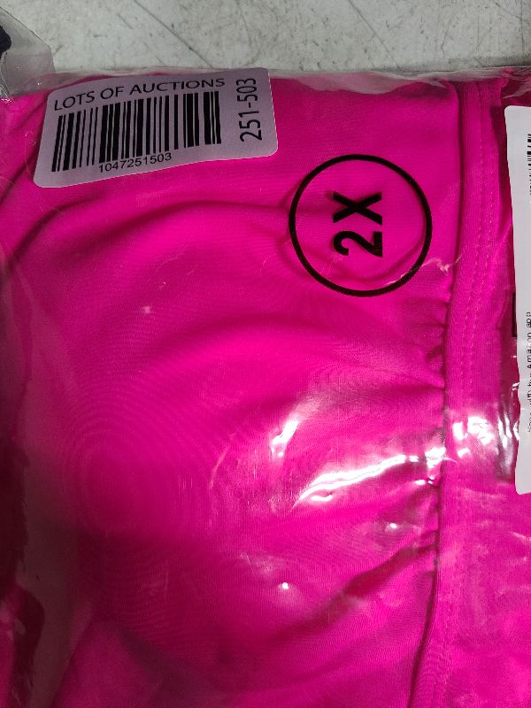 Photo 1 of Aleumdr Women Plus Size Tankini Swimsuit Skirted Bathing Suit Tummy Control 2 Piece Swimdress 2024 Swim Suits Modest Swimwear Pink XX-Large