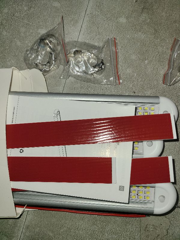 Photo 1 of 12v LED Interior Light Bar?CT CAPETRONIX 120LEDs 1500LM 8W DC 12 Volt led Strip Lights with ON/Off Switch?for Enclosed Cargo Trailer, Car RV Van Truck Lorry Camper Boat Caravan Motorhome (4Pack)