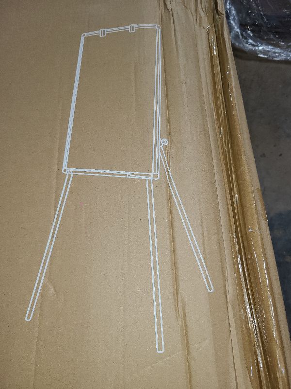 Photo 1 of Easel Whiteboard - Magnetic Portable Dry Erase 40 x 28 Tripod Height Adjustable, Flipchart Easel Stand White Board for Office (40x28 White)
