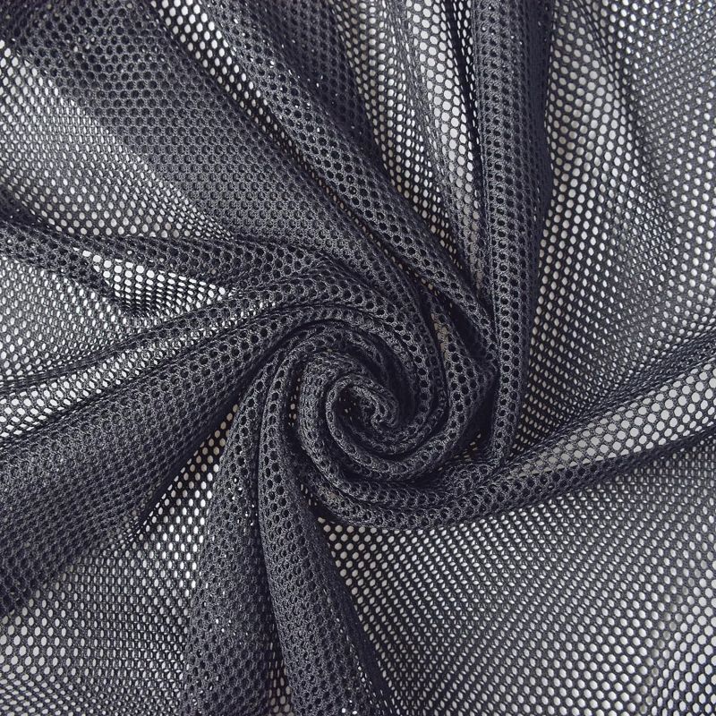 Photo 1 of  40x59 INCH Black Mesh Fabric, Nylon Netting Fabric for Sewing, Backpack Pocket, Mesh Bag, Netting Clothes 