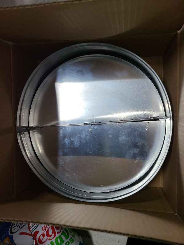 Photo 1 of [Upgraded] Hon&Guan 10 Inch Duct Backdraft Damper, One-Way Airflow Ducting Insert Backflow Preventer Duct Draft Blocker, HVAC Inline Fan Vent