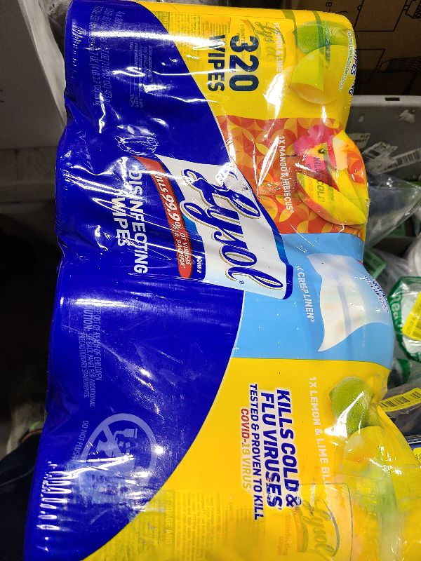 Photo 1 of Lysol Disinfecting Wipes Bundle, Home Apartment Dorm Room Essentials and Cleaning Supplies, All Purpose Cleaner, Multi-surface Cleaning Wipes, Multi-Scent Sanitizing Wipes Bundle, 80 Count (4pk)