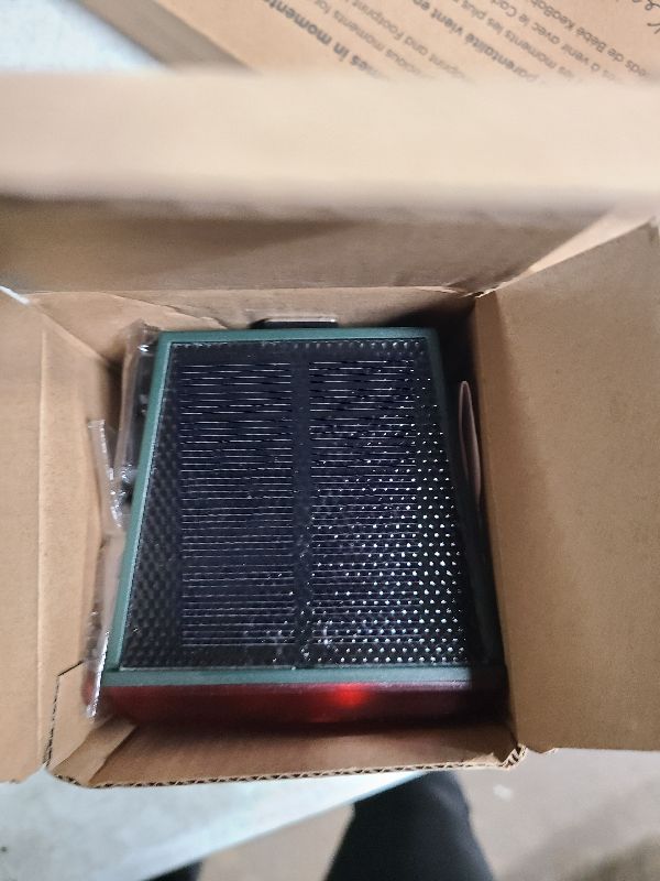 Photo 1 of HULPPRE Solar Outdoor Motion Sensor Alarm-Dog Barking&Gunshot Sound,Support Recording&±Volume,130db Loud Noise Maker,3 Work Modes Strobe Light with USB,Say Goodbye to The Intruders