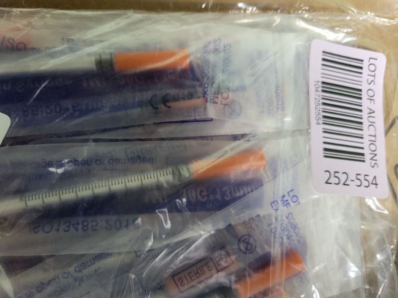 Photo 1 of 20 Pcs 1cc with 30Ga 1/2 Inch , Independent Packing (20 Pack)