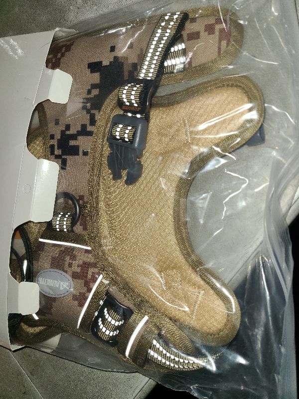 Photo 1 of AUROTH Tactical Dog Harness for Small Medium Dogs No Pull Adjustable Pet Harness Reflective K9 Working Training Easy Control Pet Vest Military Service Dog Harnesses Desert Camo M