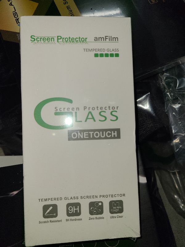 Photo 1 of amFilm Auto-Alignment OneTouch for iPhone 16 Pro [6.3''] Screen Protector + Camera Lens Protector, Tempered Glass, 30 seconds Installation, Bubble Free, Case Friendly, Anti-Scratch [2+2 Pack]