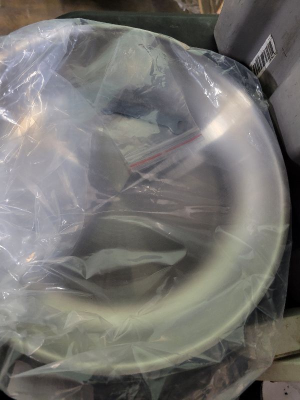 Photo 1 of VocVoi 12 inch Tri-Ply Stainless Steel Pan,PFOA&PTFE Free Skillets,Chef's Pans,Dishwasher and Oven Safe Cookware, Works on Induction,Ceramic and Gas Cooktops