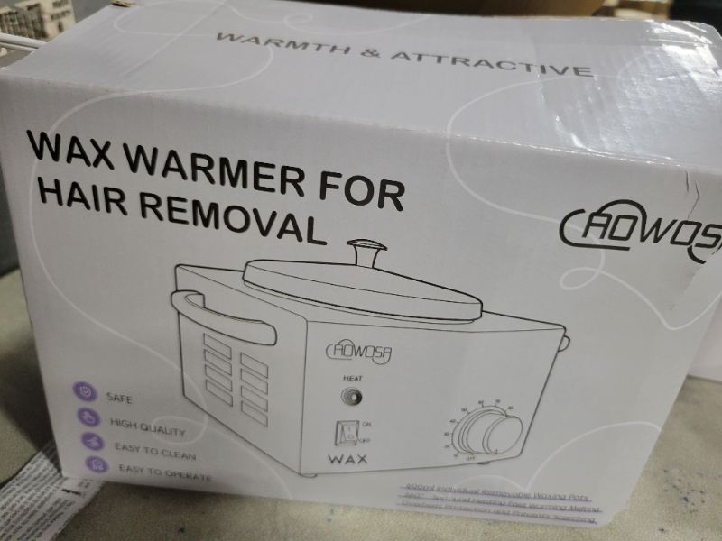 Photo 1 of Single Wax Warmer Professional Electric Wax Heater Machine for Hair Removal, Large Wax Pot Paraffin Facial Skin Body SPA Salon Equipment with Adjustable Temperature Set