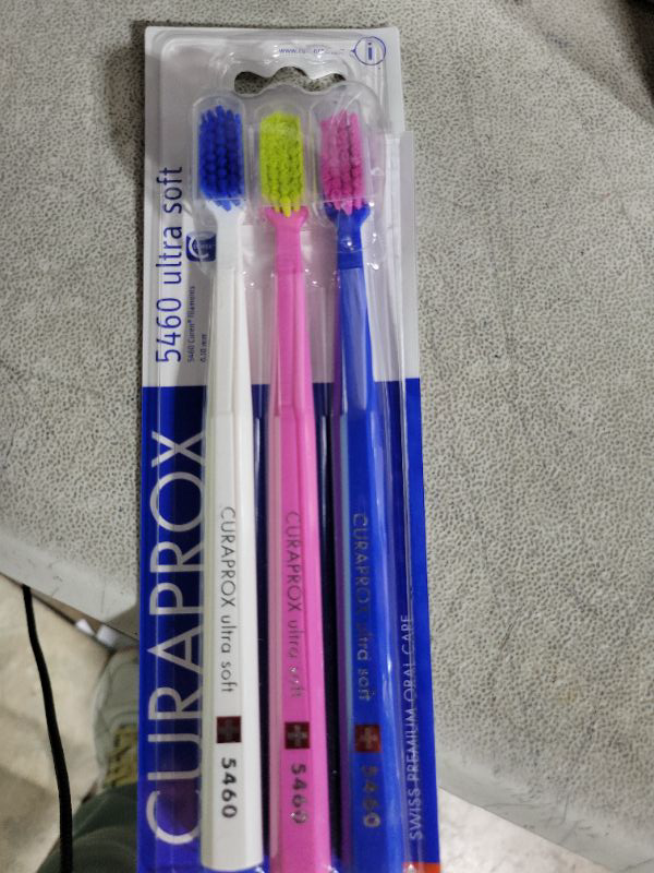 Photo 1 of Curaprox 5460 Ultrasoft Toothbrush, 3 Pack