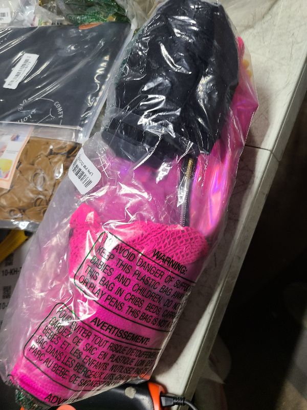 Photo 1 of AOTHSO 14 Pieces Girls 80s Outfit Accessories Set Halloween Girls 80s Clothes Costume for Cosplay 1980s Party for Kids