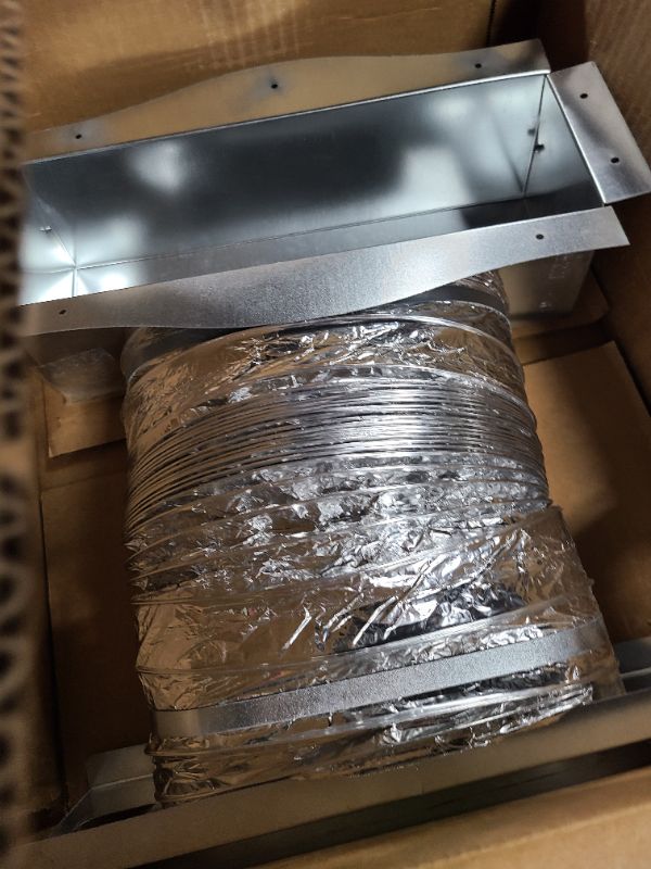 Photo 1 of Toe Ductor, Pre-Assembled Under Cabinet Toe Kick Ducting Kit - Floor Vent Kit