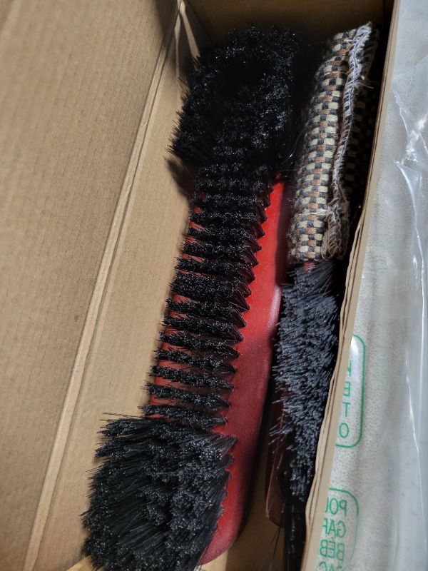 Photo 1 of Adhafera Pool Table Brush for Felt, Billiard Table Brush Set Made of Solid Wood, Pool Table Accessories for Pool Table Cleaning