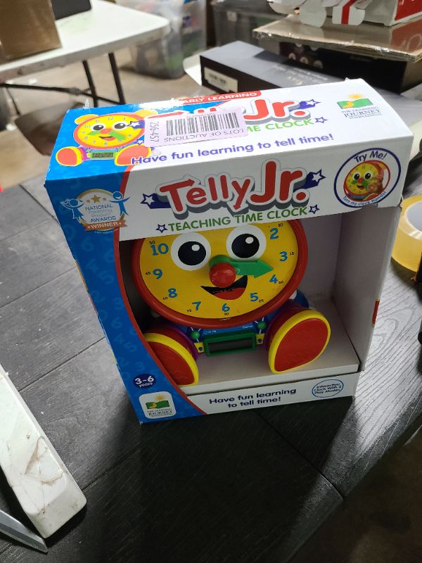 Photo 1 of The Learning Journey - Telly Jr. Teaching Time Clock - Primary Color - Telling Time Teaching Clock - Toddler Toys & Gifts for Boys & Girls Ages 3 Years and Up - Award Winning Toys