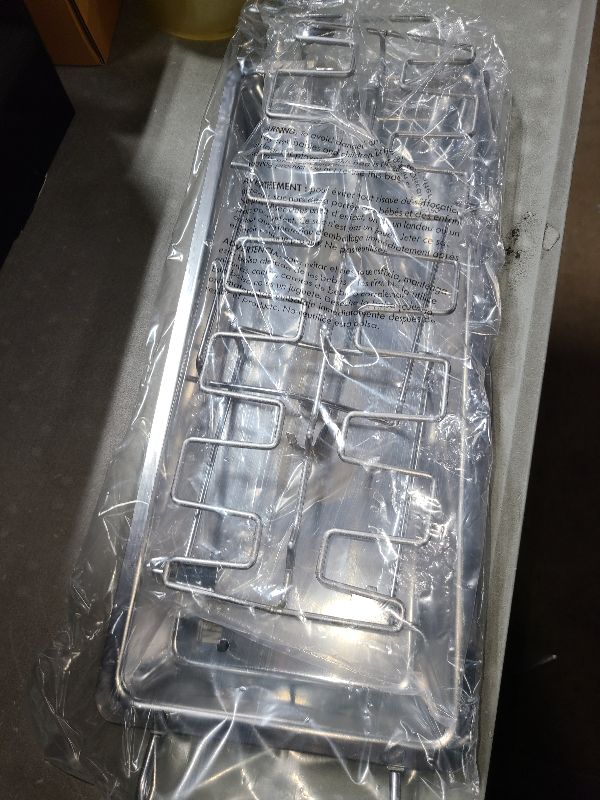 Photo 1 of Mountain Grillers Chicken Leg Rack for Grill - Hold Up 12 Legs, Chicken Wings, Thighs, Drumsticks, BBQ Grill Chicken Rack with A Locking Mechanism & Deep Drip Tray for Smoker Premium Stainless Steel