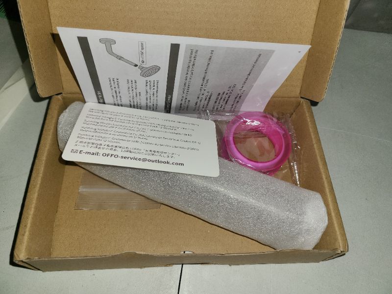 Photo 1 of OFFO Shower Head Extension Arm, Shower Arm Extension Shower Head Extender Made of 304 Stainless Steel Shower Pipe Extension, Matte Black 6 Inches 