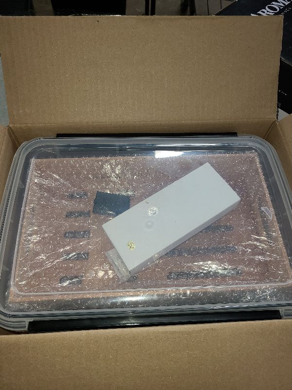 Photo 1 of Mantello Cigar Tupperdor- Plastic Humidor, Cigar Humidors, Container with 2 Spanish Cedar Trays, Includes Digital Hygrometer and Humidifier, Airtight Cigars Container