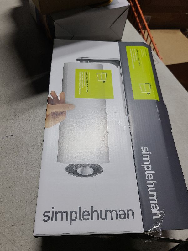 Photo 1 of simplehuman Wall Mount Paper Towel Holder, Stainless Steel
