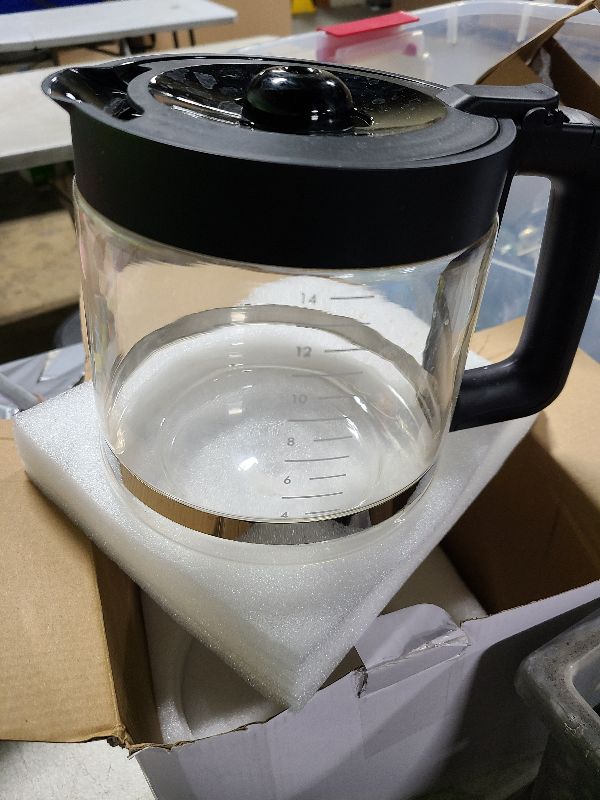 Photo 1 of 14-Cup DCM201 Coffee Maker Carafe Coffee Pot Replacement Compatible with Ninja DCM201, DCM201CP, DCM201BK Programmable XL 14-Cup PRO Coffee Maker
