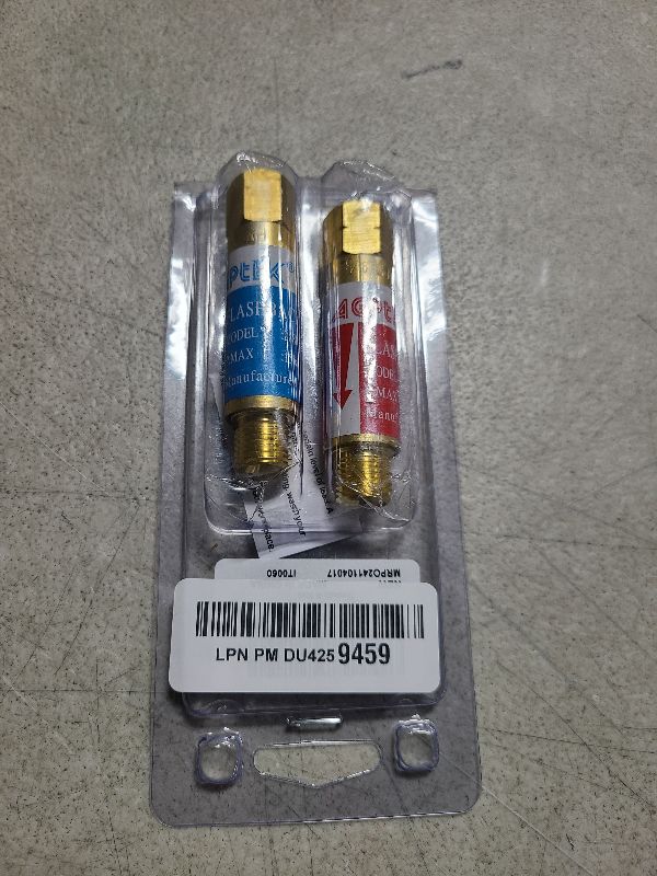 Photo 1 of AGPTEK Oxygen Acetylene Flashback Arrestors Set Regulator End 9/16-18 Threads B Size