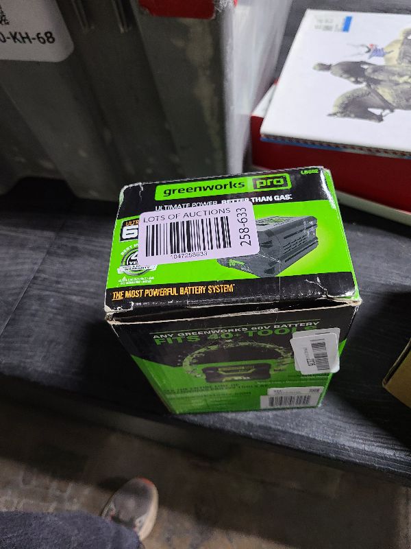 Photo 1 of Greenworks 60V 2.0AH High Current (HC) Battery | Provides Fade-Free Power for Maximum Performance | Compatible with 75+ 60V Greenworks Tools