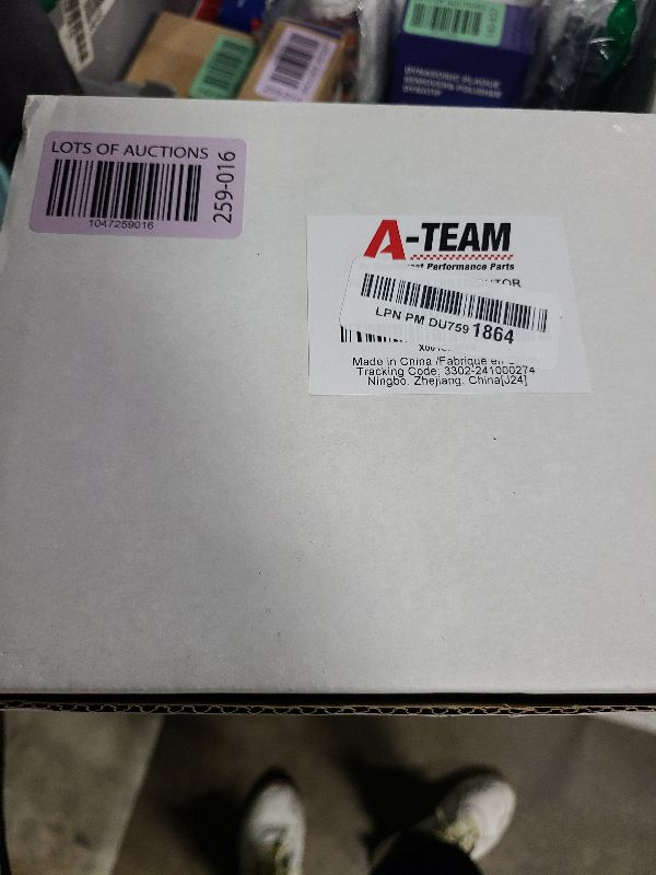 Photo 1 of A-Team Performance R2R Complete Distributor - Ready 2 Run for Chevy SBC BBC 283-454 Series - Automotive Replacement Ignition Parts Two-Wire Installation with Red Cap