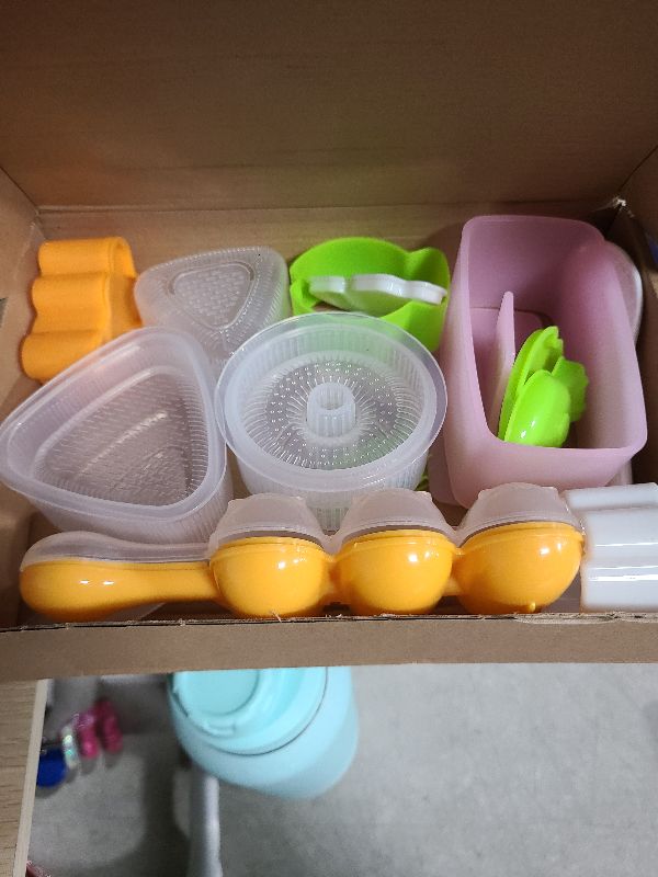 Photo 1 of 10 Pcs Onigiri Mold Set, Rice Mold Musubi Maker Kit, Non Stick Spam Musubi Press Rice Ball Mold Shaker Donut Shaper Sushi Maker Tool for Kids Bento Lunch and Home DIY