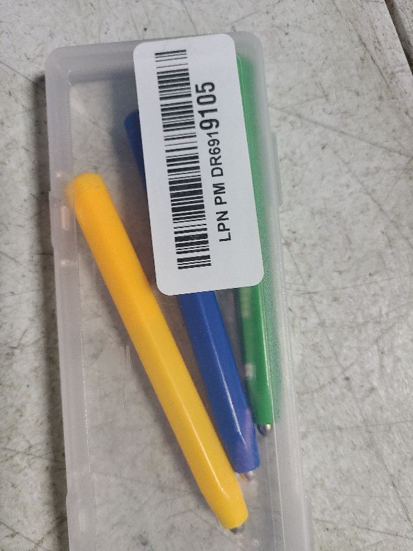 Photo 1 of 3 Pieces Replacement Stylus Magnetic Drawing Pen Magnet Replacement Pens for Play Magnapad Magnetic Drawing Board Writing Tablet A to Z and Numbers 0-9