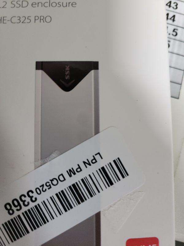 Photo 1 of SSK M.2 NVME SATA SSD Enclosure Adapter, USB 3.2 Gen 2 (10 Gbps) to NVME PCI-E SATA M-Key/(B+M) Key Solid State Drive External Enclosure Aluminum Support UASP Trim for SSDs 2242/2260/2280