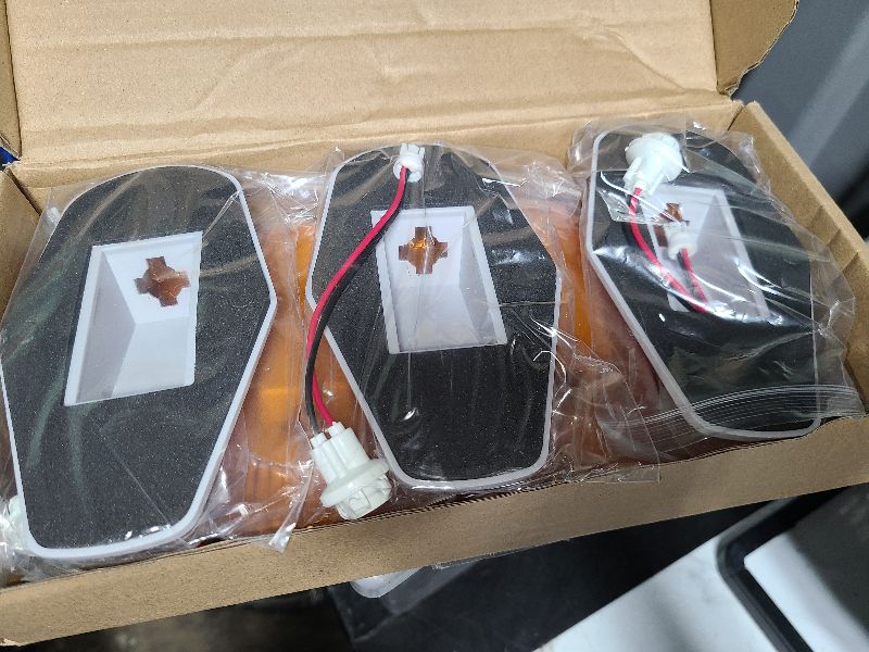 Photo 1 of Aeagle Cab Marker Lights for 1980-1997 Ford F150 F250 F350 Top Roof Running Lights (Amber)