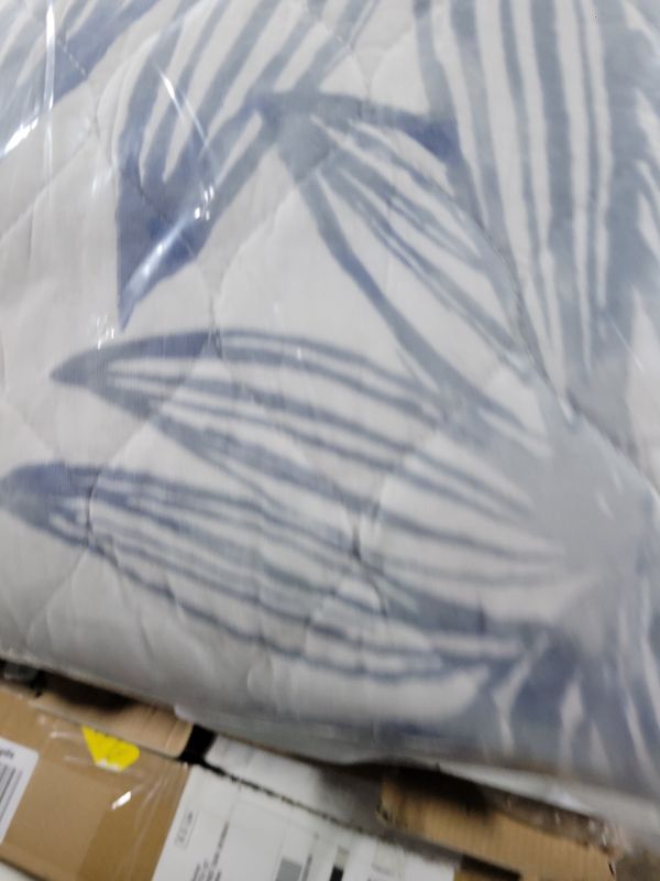 Photo 1 of  Tommy Bahama - Queen Quilt Set, Reversible Cotto Bedding with Matching Shams, Super Soft Bedding Set (Kayo Blue, Queen) 