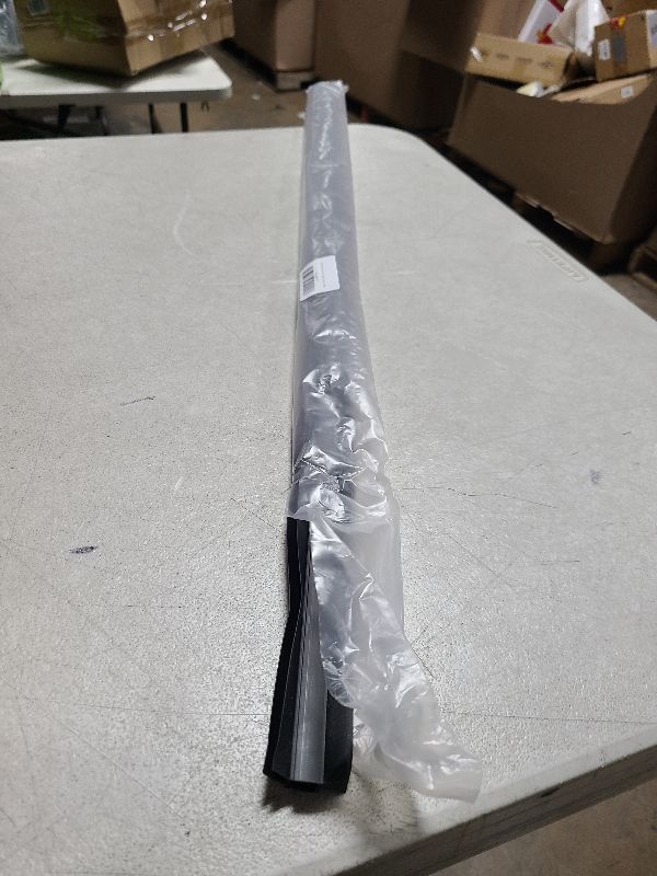 Photo 1 of 2-Pack CKB Shower Enclosure Bottom Seal Length 900mm (36"), Long Sweep Stop Shower Leaks for 6mm (1/4") Glass Frameless Shower Door,Black