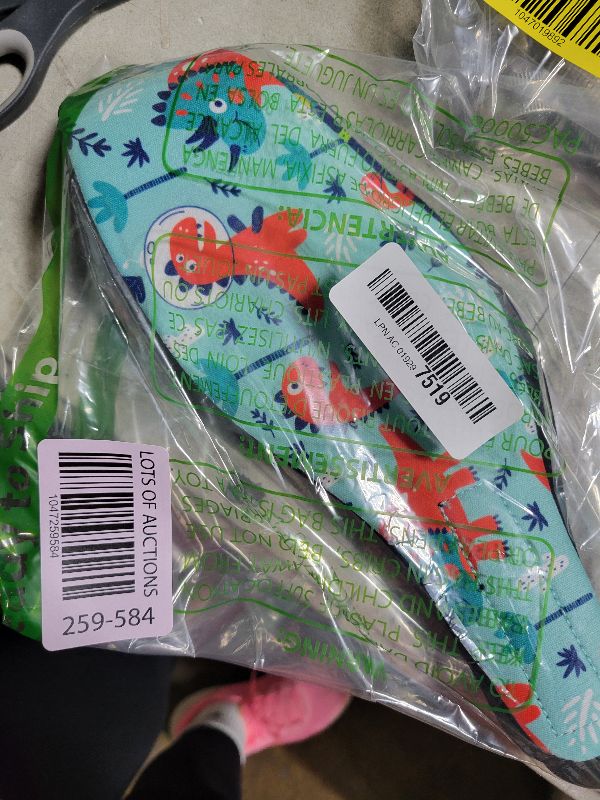 Photo 1 of 4 Pieces Swimming Headband Swimming Ear Band Adjustable Swim Headband Keeping Water Out Ear Protection for Kids Adults Surfing Bathing Kayaking (Dinosaur Style)