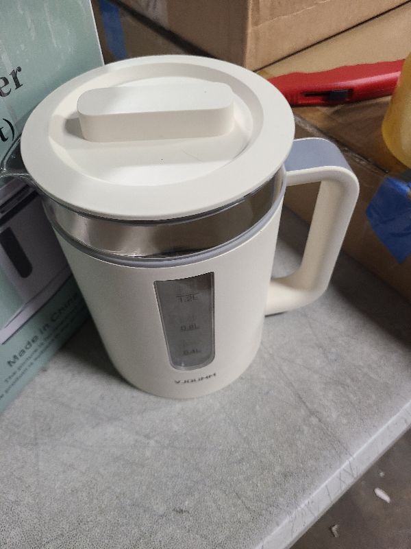 Photo 1 of Electric Kettles 1.2L Capacity Glass Pot Body, Temperature Control Health Pot Fast Water Heating For Loose Tea Leaf/Herbal, Hand-brew Coffee, Hot Drink Making, Daily Home Tea Brewing