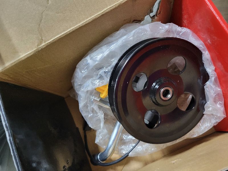 Photo 1 of A-Premium Power Steering Pump with Pulley Compatible with Hyundai Genesis Coupe 2010-2013, 2.0L, Replace # 571002M000