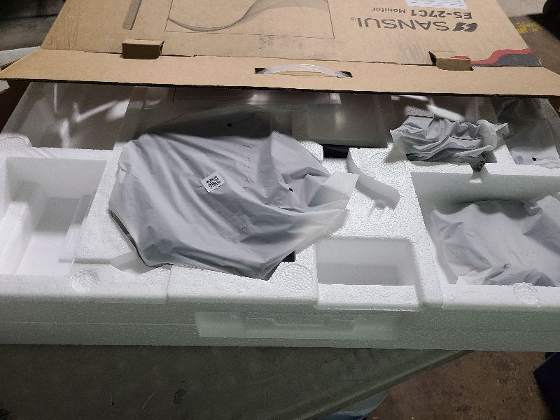 Photo 1 of SANSUI Curved Monitor 27 inch 100Hz USB Type-C Computer Monitor with Speakers Built in?FHD 1080p?HDR?110% sRGB?1500R?VESA Compatible,for Tablet,Desktop,Laptop and PC Work Gaming (ES-27C1)