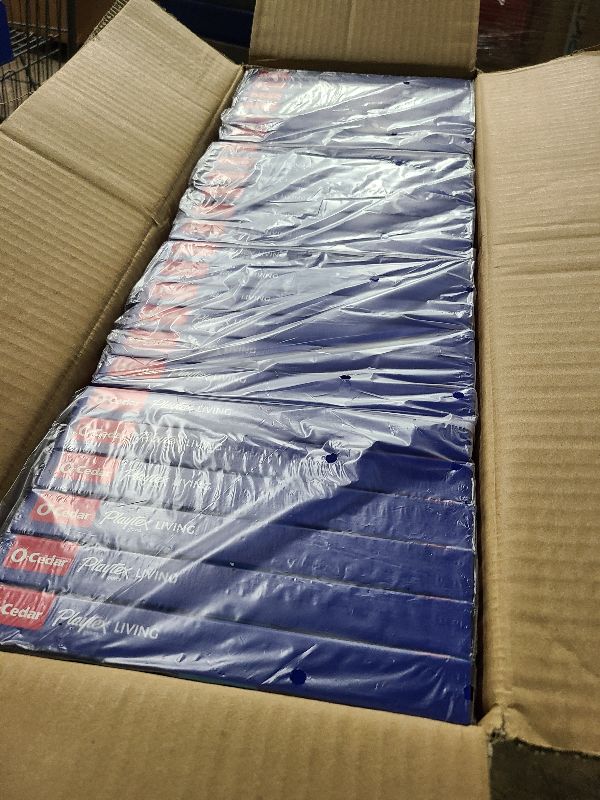 Photo 1 of 72 Pack O-Cedar Playtex Cleaning Reusable Gloves Living Drip cuff Small Navy