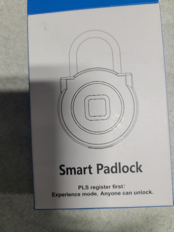 Photo 1 of Fingerprint Lock, Dhiedas Gym Locker Lock with Fingerprint Bluetooth APP, Biometric Fingerprint Padlock with Keyless, Waterproof Smart Padlock for Locker School Suitcase Cabinet Storage